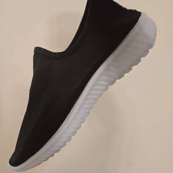 RT SPORT Women's Black w/White Sole Walking Sneakers w/Laces - Size 7.5M - Picture 12 of 15